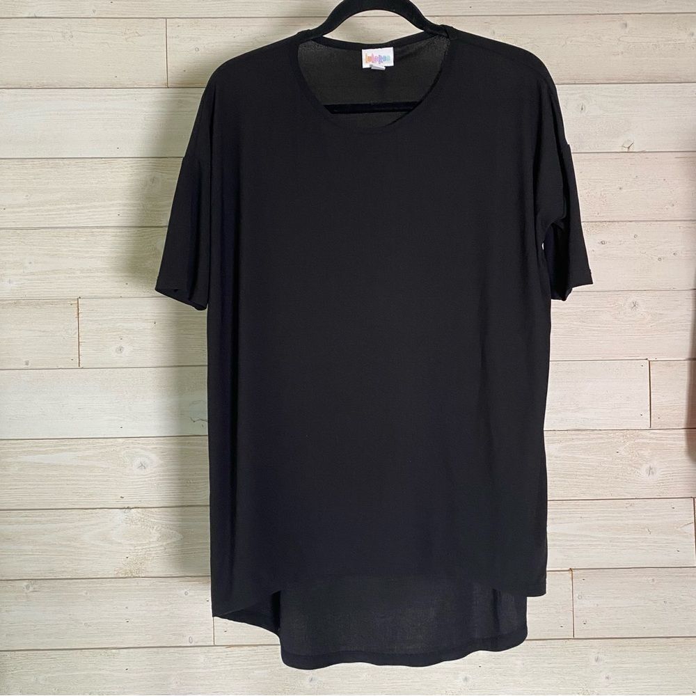 LuLaRoe XS  Black tunic style top - stretchy, fit's like S/M